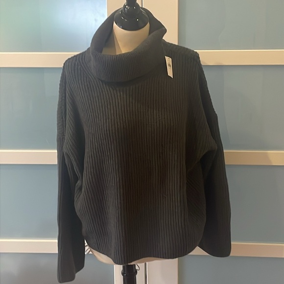 NWT Banana Republic Factory ribbed turtleneck sweater XL - Picture 4 of 5